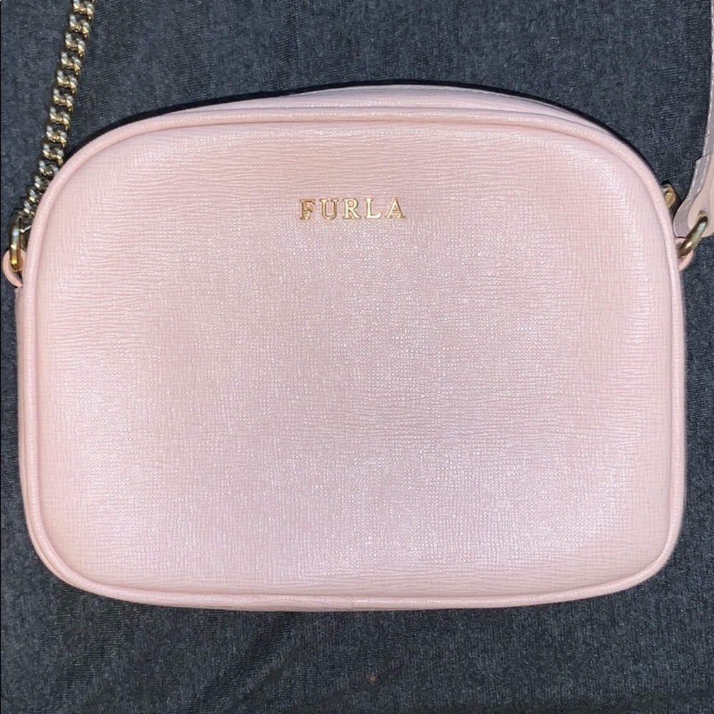 Furla pink crossbody bag